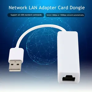 Newest Sale 1pcs 100Mb USB 1.1 LAN adapter to fast Ethernet 10/100 RJ45 Network LAN Adapter Card Dongle Fast Delivery