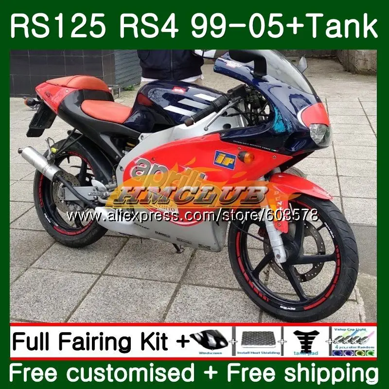 RS125R для Aprilia RS 125 RS125 99 01 02 03 04 05 красный синий 44CL.28 RS4 RSV125 R 1999 2000 2001 2002 2003 2005
