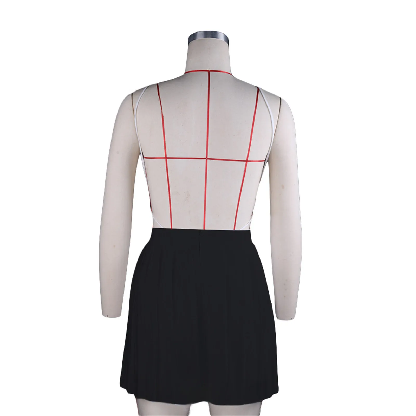 

Pleated Skirt 2021 New Fashion Sexy Chic Women Solid Color Pleated Skirts High-waisted Thin Zipper Loose Package Hip Mini Skirts