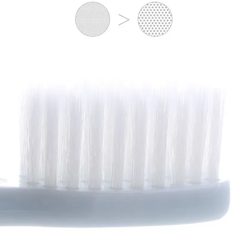 3 шт./компл. эластичная зубная щетка для ухода за зубами мягкая тонкая щетина