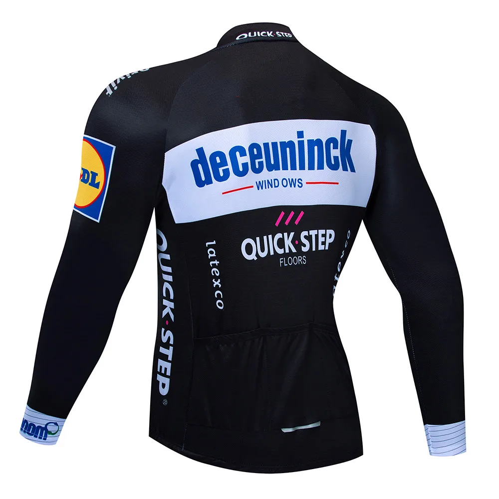 QUICK STEP велосипедная майка мужская Ropa Ciclismo Hombre с длинным рукавом Джерси roubaix maillot bicicleta Одежда для велоспорта Pro Team