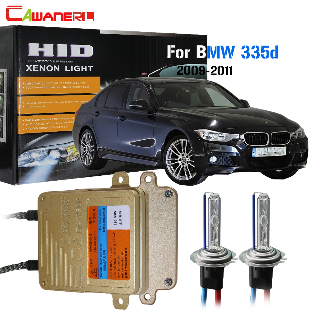 Buy Cawanerl 55W H7 Vehicle Light HID Xenon Kit AC Canbus Ballast Bulb 3000-8000K Car Headlight Low Beam For BMW 335d 2009-2011 on