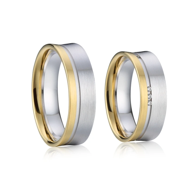 100 шт оптом пользовательские кольца для женщин his and Her Jewellery каменное