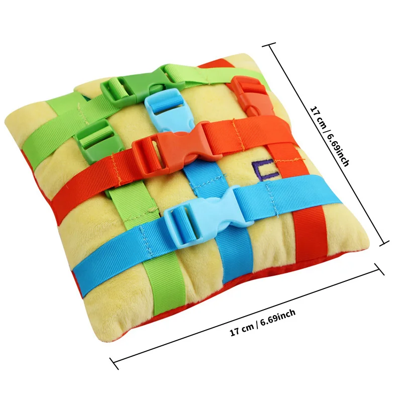 

1set Kids Early Educational Color Matching toys Baby Basic Life Skill Training Birthday Montessori Buckle Baby Montessori Toys