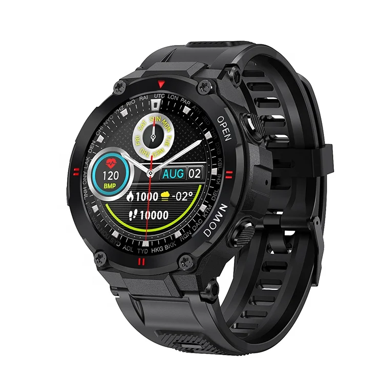 

2021 Newest K22 Smart Watch Men Sport Fitness Watch Blue tooth Call Multifunction Music Play Control Alarm Clock Reminder