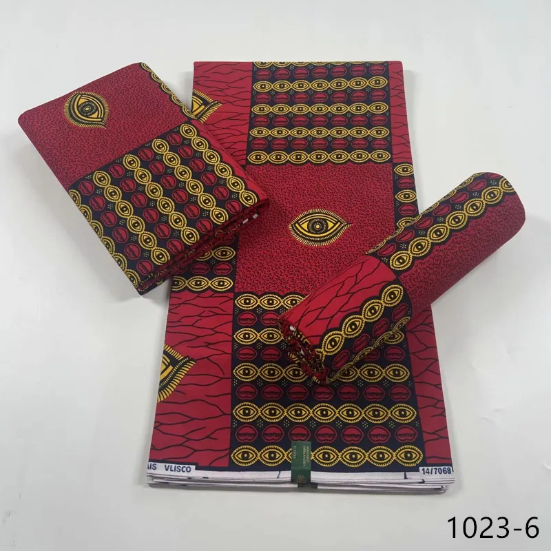 

Wax Pagne Guaranteed Real Tissus Wax 6yard 2021 New High Quality African Fabric Print 100% Cotton Veritable Wax For dress 1023