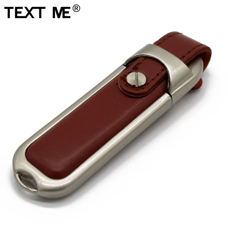 TEXT ME, 64 ГБ, реальная емкость, кожаная модель, usb флеш-накопитель, usb 2,0, 4 ГБ, 8 ГБ, 16 ГБ, 32 ГБ, флеш-накопитель, подарок