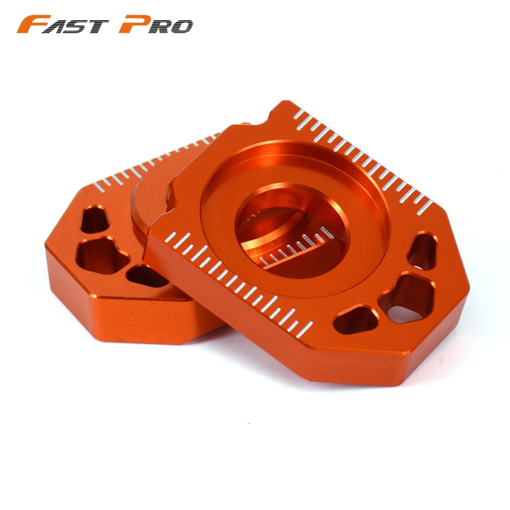 CNC сзади цепь Настройщик ось блока для KTM SX F XC EXC W XCF 85 125 150 300 350 450 530 SX85 EXC250 EXC300|chain