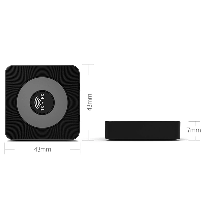 

Bluetooth Audio Transmitter Universal 3.5mm Receiver Supports 1 Drag 2 Low Latency Audio and Video Synchronization APTX