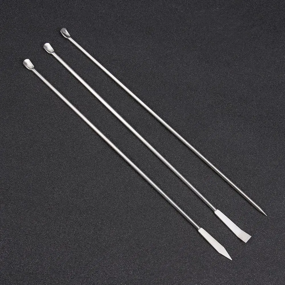 3 шт. ложка для реагента из нержавеющей стали лабораторная микролаборатория