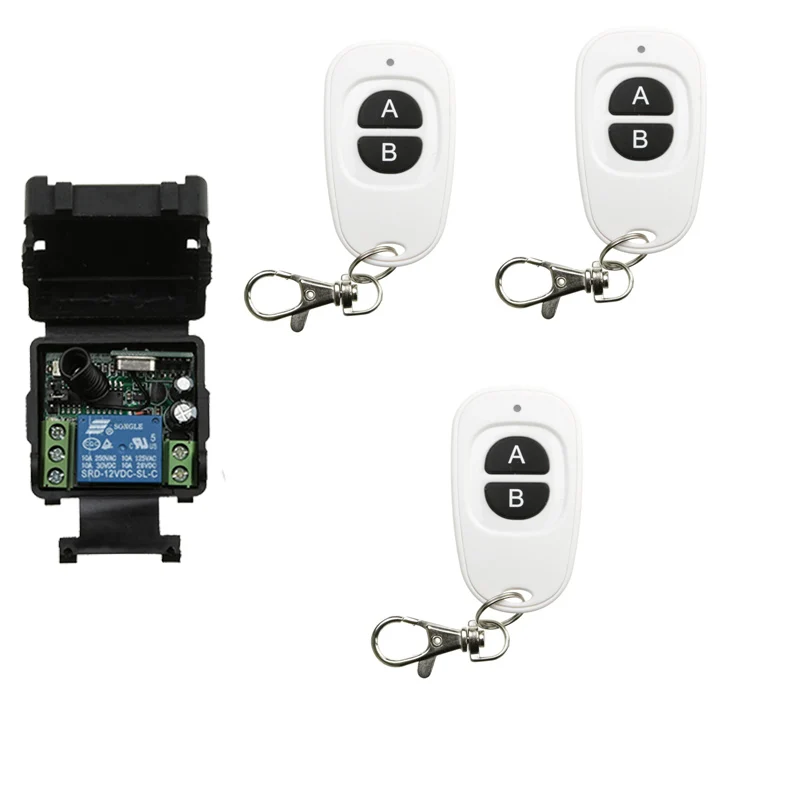 Мини Беспроводной RF пульт дистанционного управления выключатель света 10A