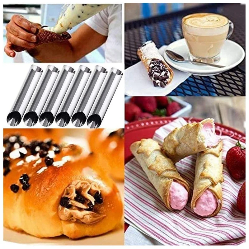 30 шт. формы из нержавеющей стали форма для крема рога торта выпечки