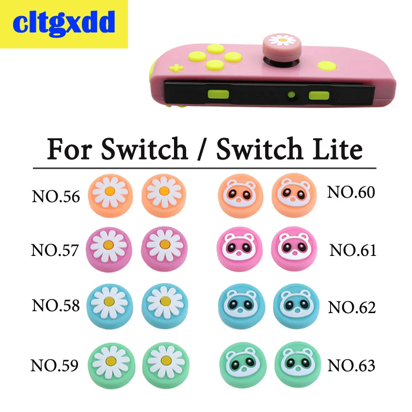 

Sakura Flower Thumb Stick Grip Cap Joystick Silicone Cover For Nintend Switch Lite NS JoyCon Controller Gamepad Thumbstick Case