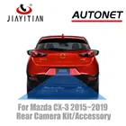 JIAYITIAN заднего вида Камера для Mazda CX-3 CX3 KD 2015  2018 заднего вида с оборотным бэкапом парковки Камера комплект кабель с адаптером для OEM монитор