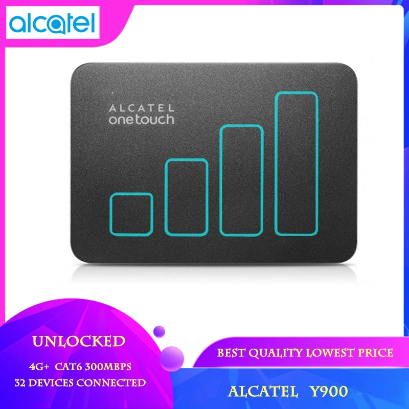    Wi-Fi  Alcatel Y900 300 / 4G + Cat6 LTE    Sim-,   ,  3600 