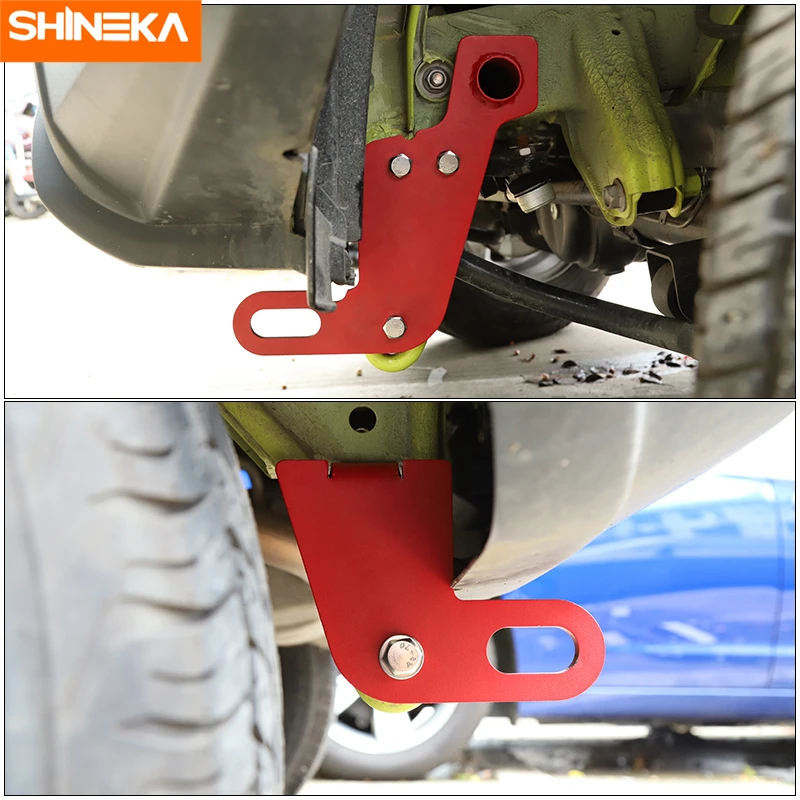 

SHINEKA Towing Bars For Suzuki Jimny Car Front and Rear Bumper Bar Towing Trailer Hook Accessories For Suzuki Jimny 2019+