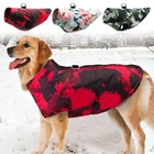 Куртка для собак теплая одежда для больших собак зимняя водонепроницаемая одежда для больших собак лабрадоров Комбинезоны для французского бульдога
