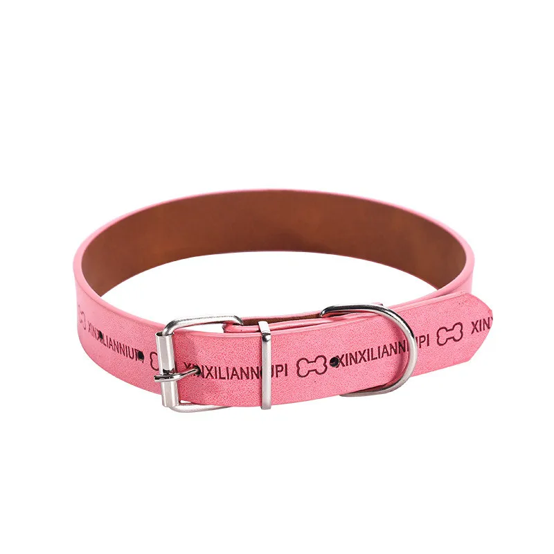 

Оптовая продажа, ошейник из искусственной кожи для домашних питомцев, регулируемый ошейник для собак, ошейник с рисунком, аксессуары для ма...