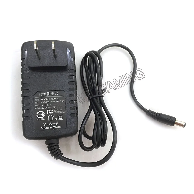 110 240V 50/60 Гц Выход DC12V 2.5A Мощность аксессуары для адаптера аркадных игровых