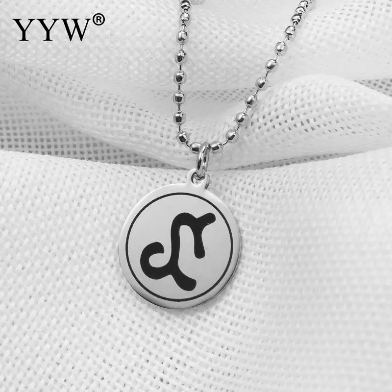 2 пряди Повседневный унисекс из нержавеющей стали свитер цепь ожерелье Созвездие