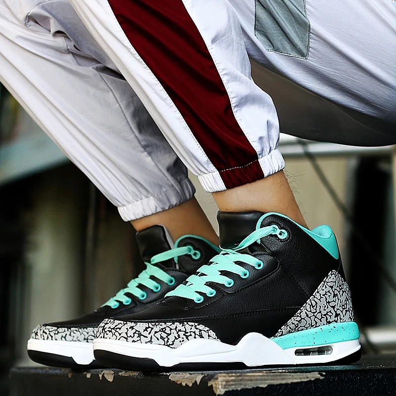 Новинка Мужская Обувь Jordan Баскетбольная обувь 4 кроссовки в стиле ретро высокие