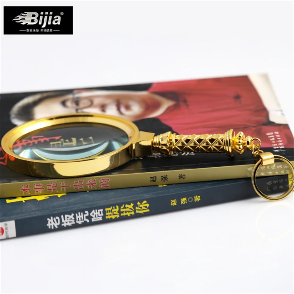 BIJIA Magnifier 15x Portable Handheld Elderly Child Reading HD Optical Large Lens 90mm | Инструменты