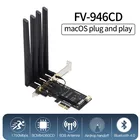 Двухдиапазонная Wi-Fi-карта BCM94360CD PCIe, 1750 Мбитс, 802.11ac, Bluetooth 4,0, беспроводной Wi-Fi-адаптер для MacOS Hackintosh Dekstop