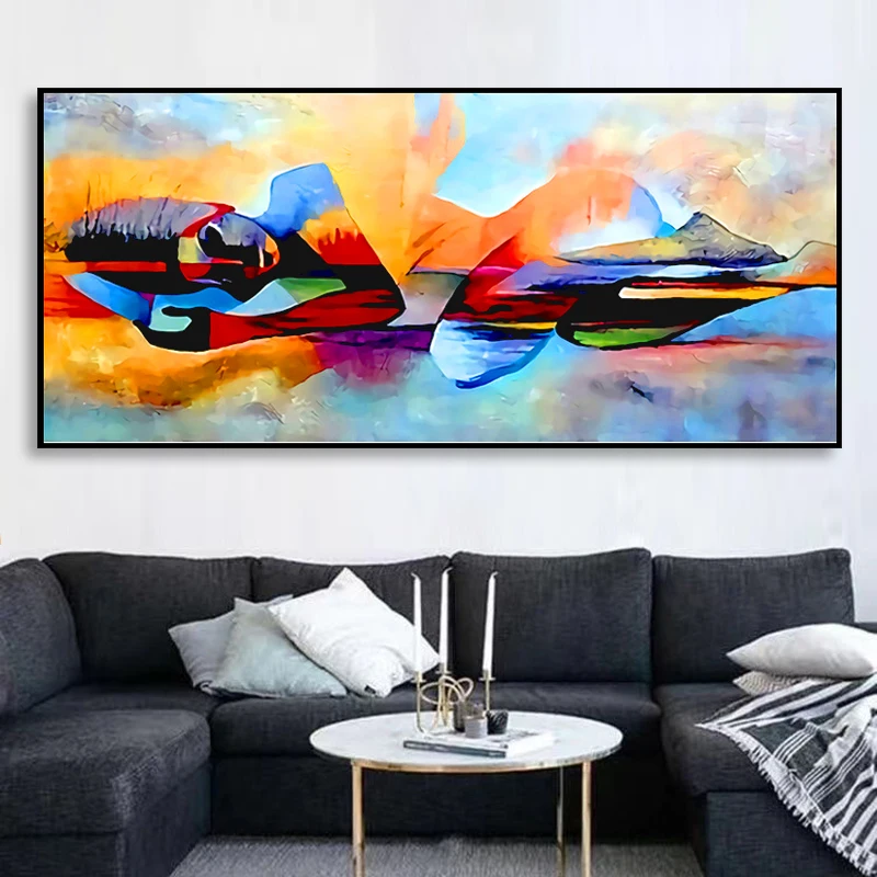 Художественная ручная роспись абстрактная Женская художественная картина