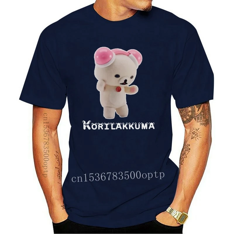 

Новая забавная Мужская футболка с принтом Rilakkuma и Kaoru T-Shirt1 wo