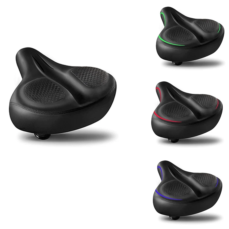 

Oversized Comfort Bike Seat, Most Comfortable Replacement Bicycle Saddle Wide Soft Padded Bike Saddle for Men