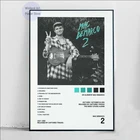 Постер на стену с изображением музыкальной звезды MT620 Mac demarc, 2 картины на холсте для домашнего декора гостиной