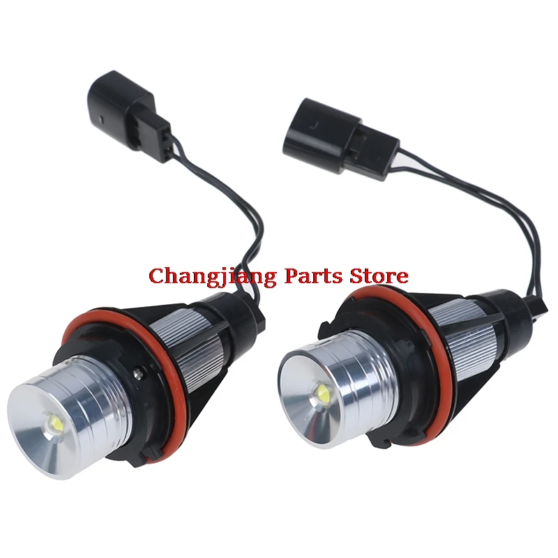 

Комплект из 2 предметов; 5 Вт светодиодный Ангел глаз маркер светильник лампа 5 Вт для E39 E53 E60 E61 E63 E64 E65 E66 E87