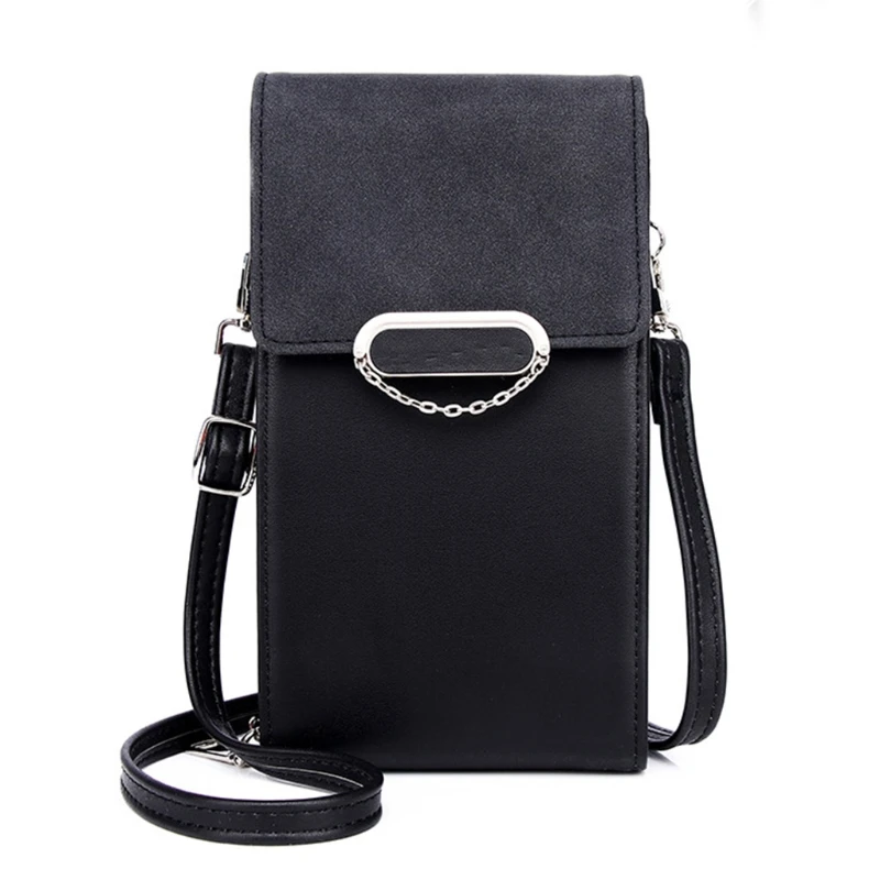 

Women PU Leather Crossbody Mobile Phone Shoulder Bag with Credit Card Slot