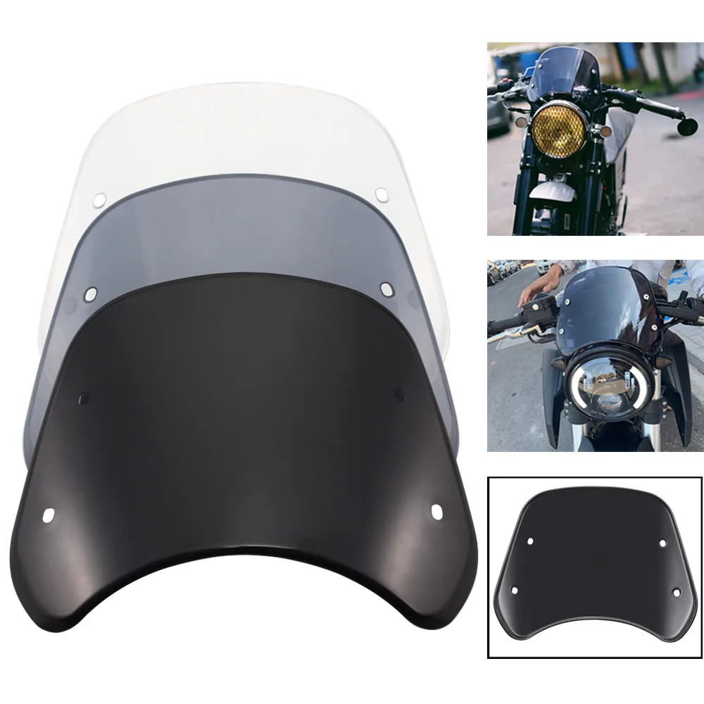 

Лобовое стекло мотоцикла лобовое стекло инструмент козырек защита от ветра для Benelli Leoncino 250 500 Trail