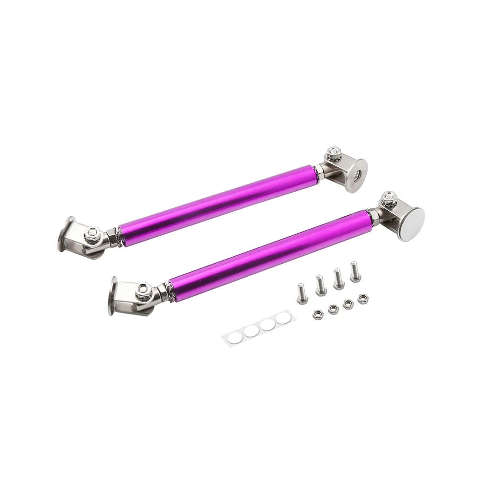 2 шт. Регулируемый разветвитель для переднего бампера стойка опорная штанга