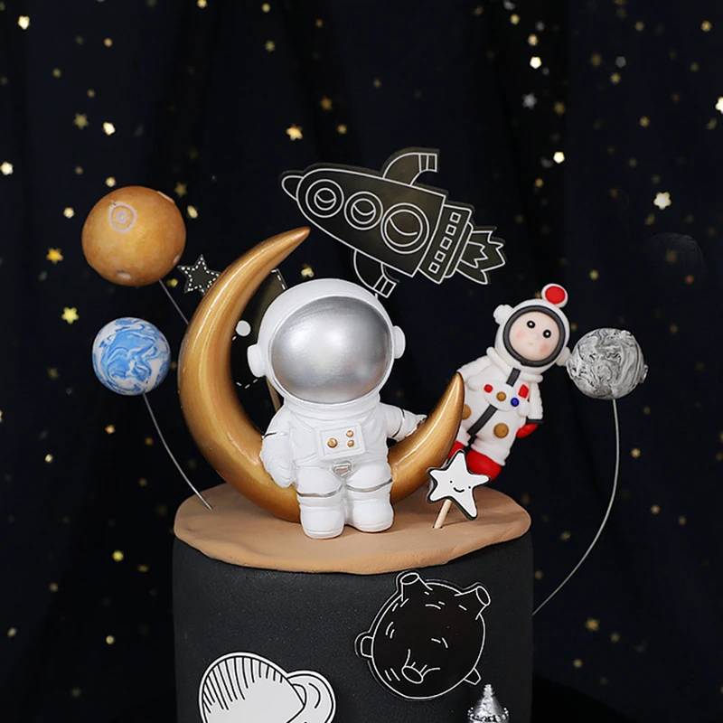 Космический корабль украшения звезда планета Счастливая свадьба ракета