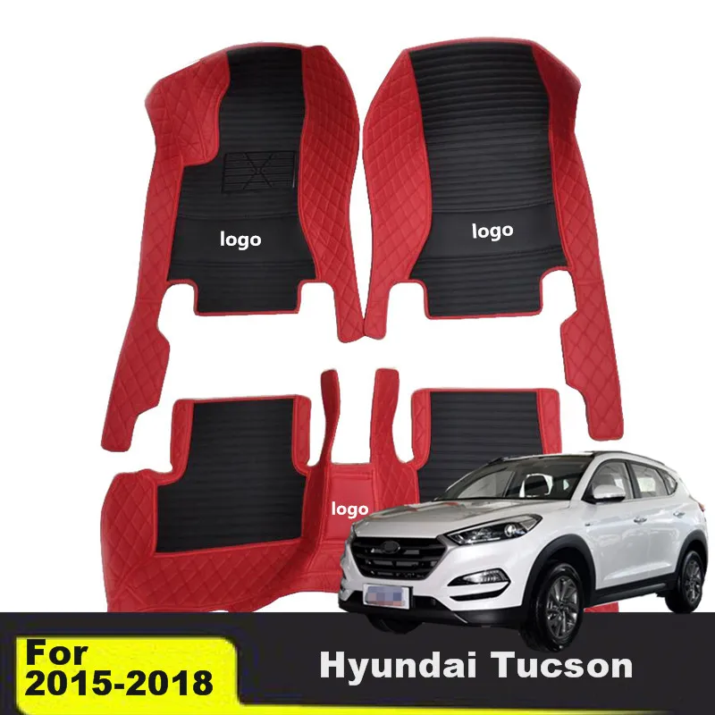 

Коврики для салона автомобиля, водонепроницаемые, противоскользящие, для Hyundai Tucson 3rd 2015, 2016, 2017, 2018