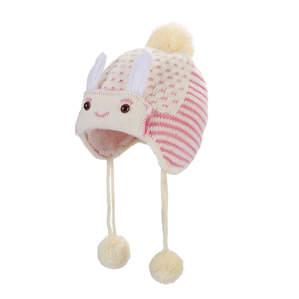 Children Baggy Warm Crochet Winter Wool Knit Ski Beanie Skull Slouchy Caps Hat baby hat knitted Hemming шапка детская | Детская