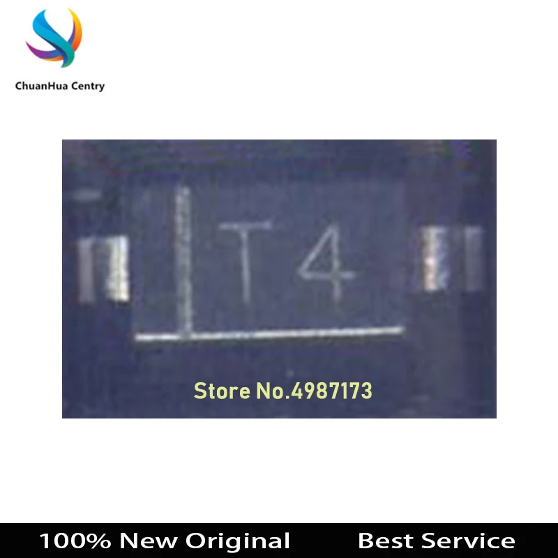 100 шт./лот 1N4148W T4 1N4148 IN4148 SOD123 импульсный диод, 100% новая оригинальная деталь