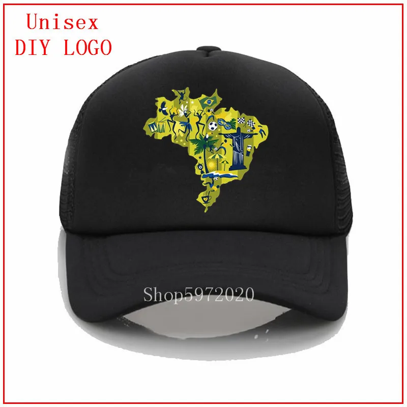 Карта бразильского флага детская шапка с щитом крест-накрест отверстием для