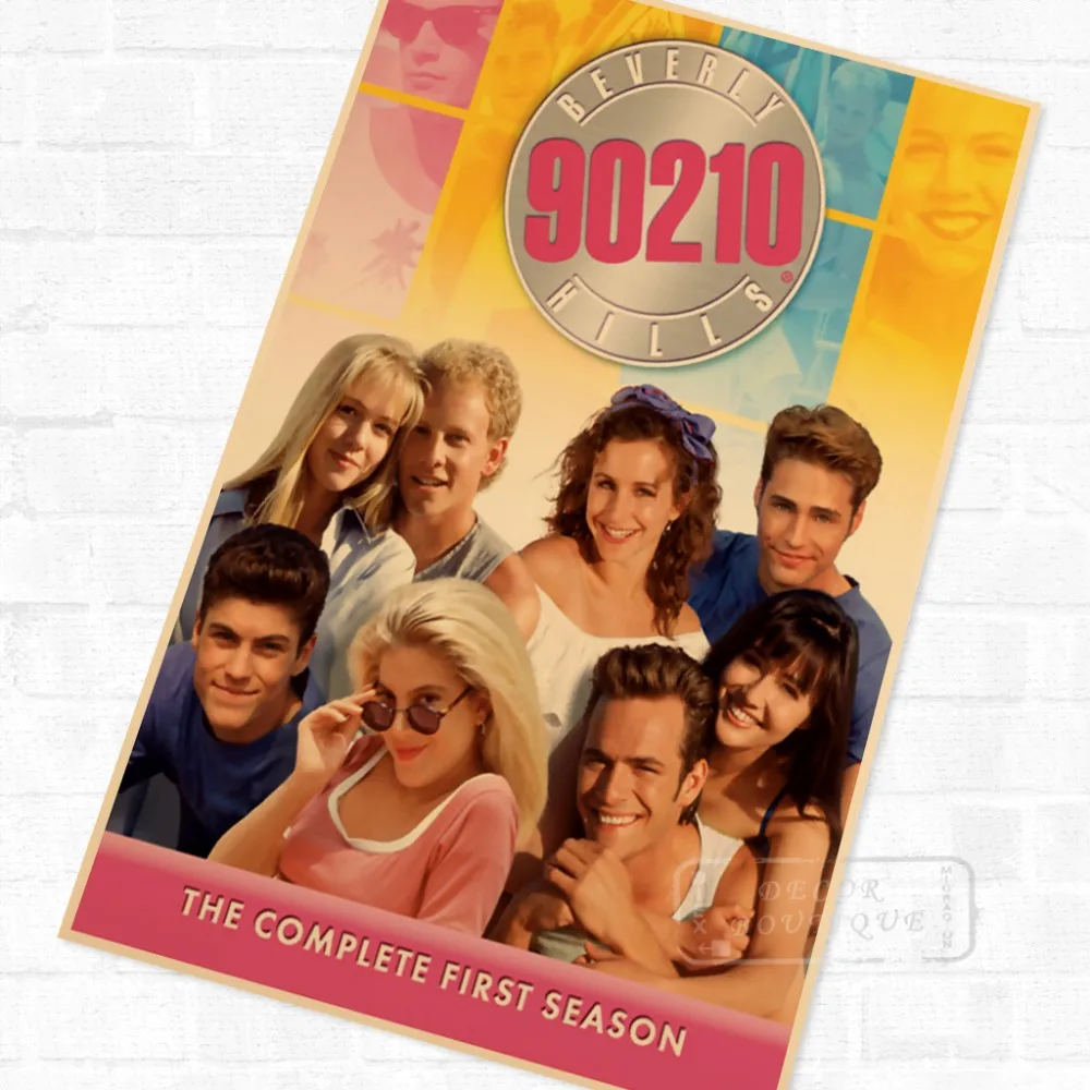 Беверли Хиллз 90210 US TV Show Vintage Retro плакат декоративный DIY настенная Картина на