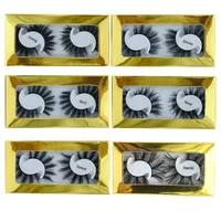 reusable hand made 2 pairs 3d false eyelashes set soft vivid light natural thick fake lashes makeup 100 setslot dhl free