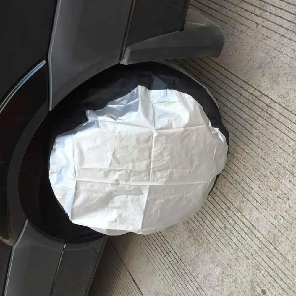 

1PC Universal 13-19inch Car SUV Tire Cover Case Spare Polyester Tyre Storage Bag Tote Cover Spare Oxford Wheel Cloth F8X4
