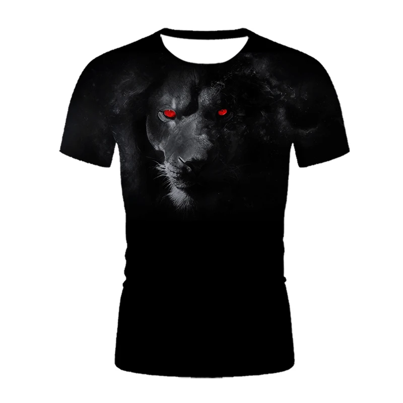 

2021 Summer New Loose and Comfortable Men's Personality tshirt Fashion Casual Round Neck Short Sleeve 3D Print Oversized T-shirt