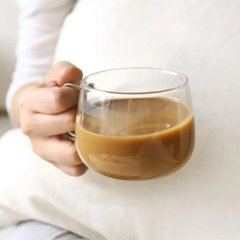 Высокое боросиликатное стекло двойная изоляция кофейная чашка Питьевая молоко