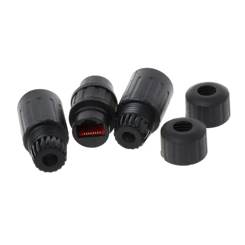 Сетевой соединитель RJ45 Водонепроницаемый Адаптер для установки Женский на