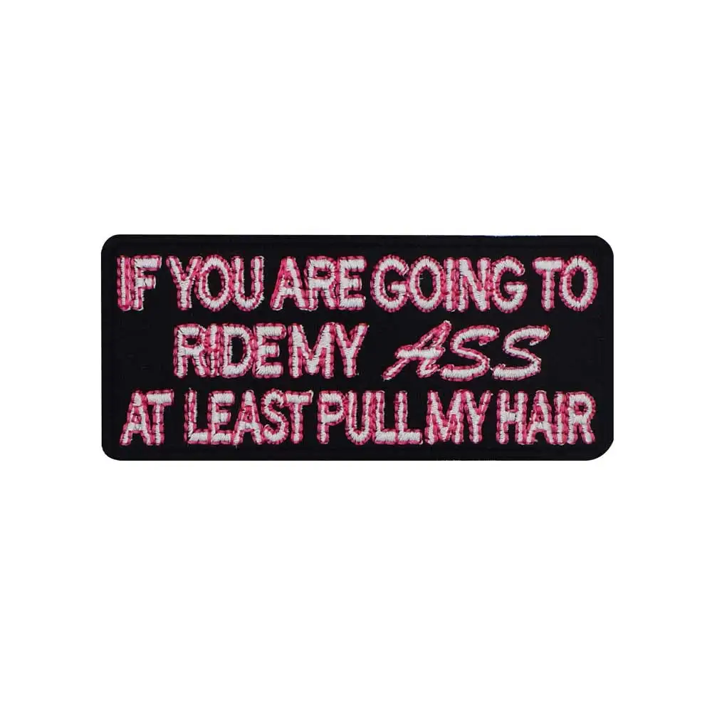 Если вы собираетесь ездить на мою именной ярлык Утюг крюк бэк забавные в стиле