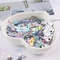 10gpack size 6x14mm ultrathin mermaid shape nails glitter sequins for nail art decoration body art painting nail diy decoration