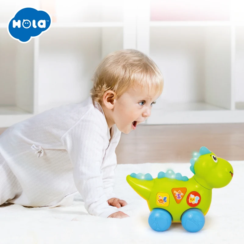 HOLA TOYS 6105 говорящий динозавр игрушка с огнями и звуками для детей Подарки | Игрушки