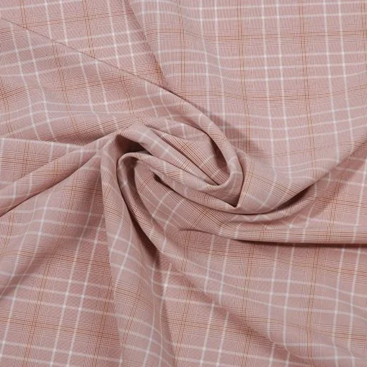 Классическая клетчатая ткань 1 метр летнее Хлопковое платье рубашка хлопковая 145